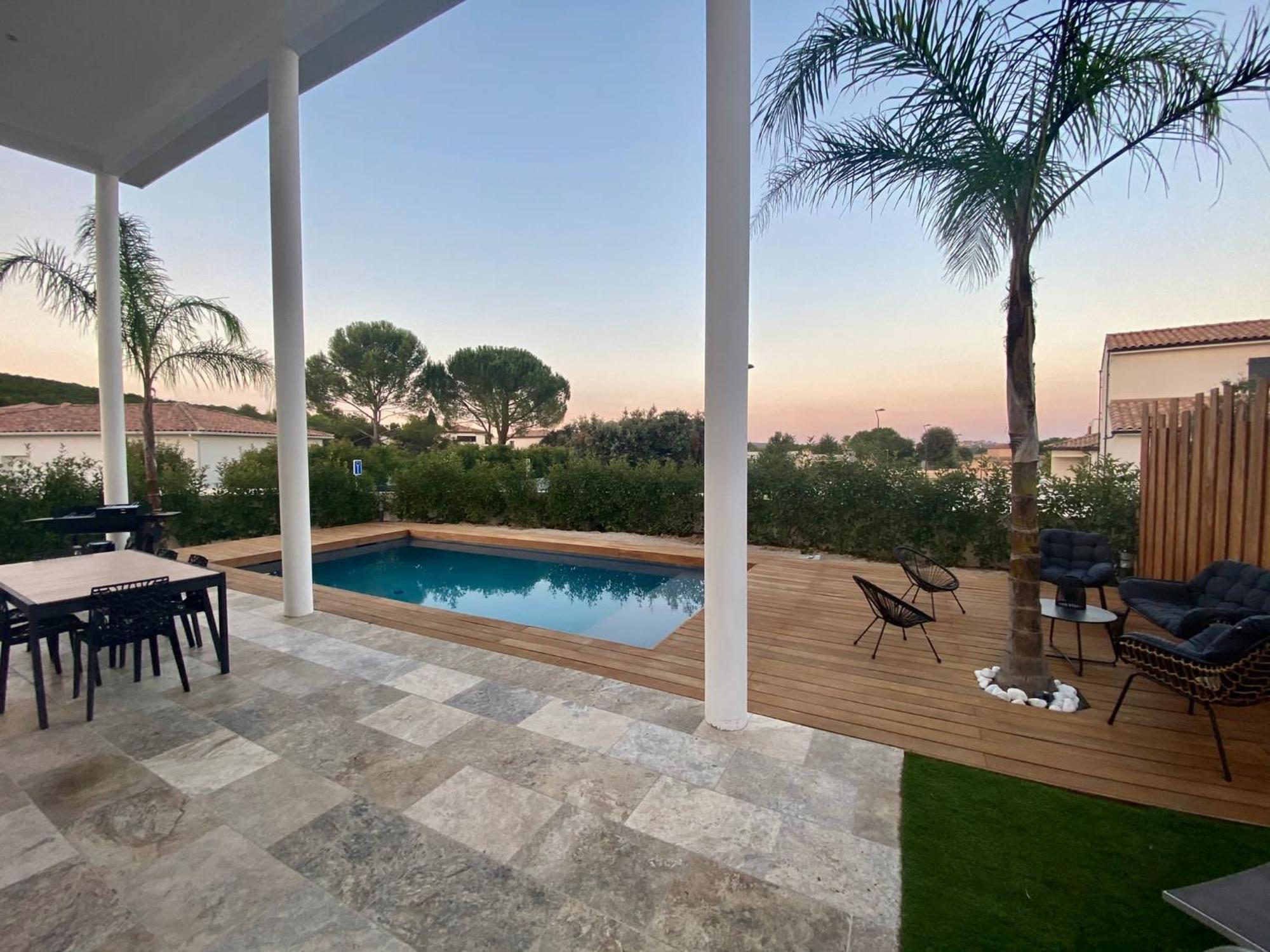Villa La De Luxe Entre Mer Et Montagne Villetelle Exterior foto