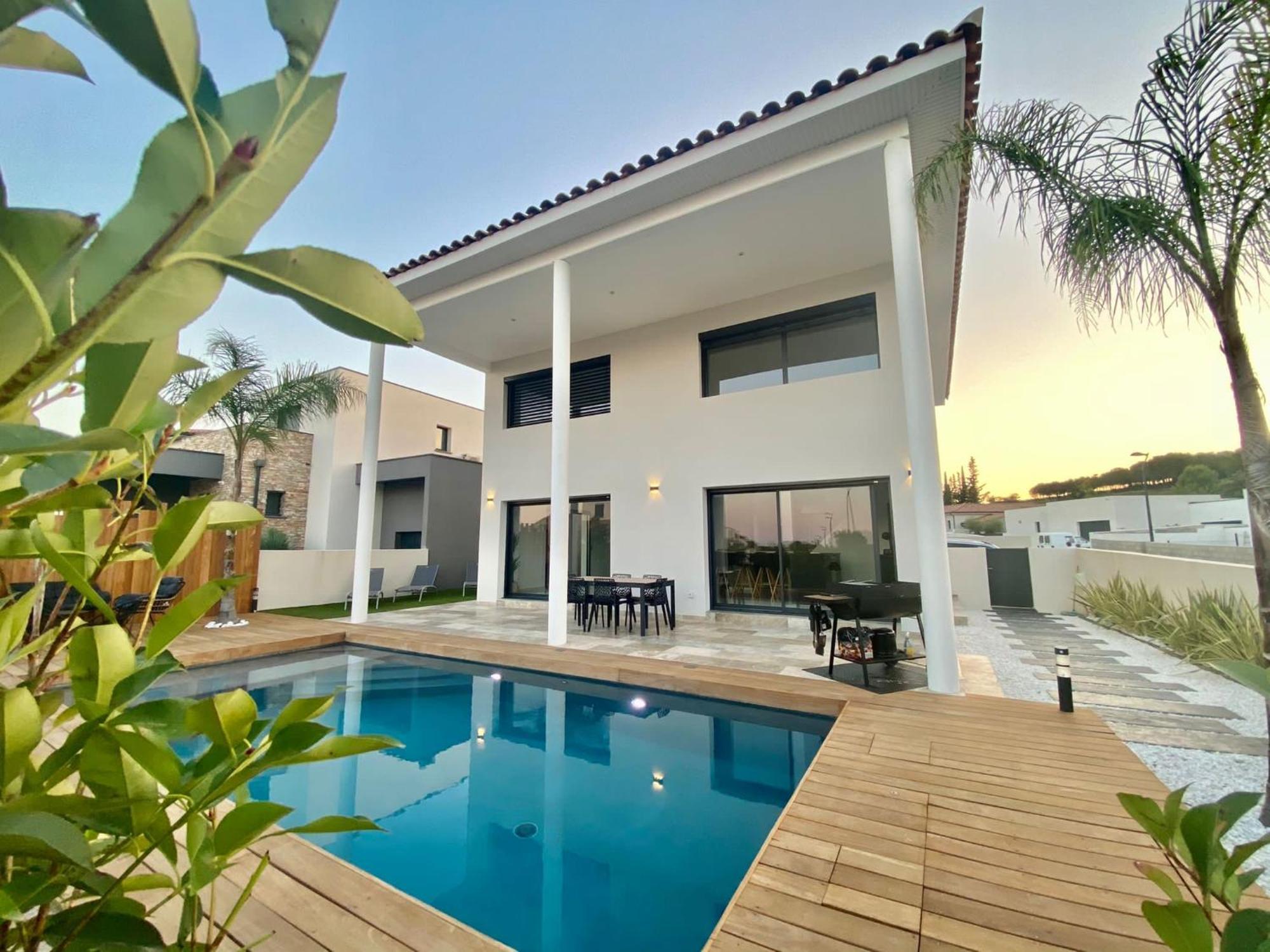 Villa La De Luxe Entre Mer Et Montagne Villetelle Exterior foto